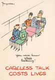 POSTCARD (Pack of 10): 'You Never Know Who's Listening!' ML0003