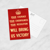 POSTCARD (Pack of 10): Bring Us Victory! ML0102