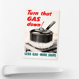MAGNET (Pack of 10):  Turn That GAS Down! ML0115