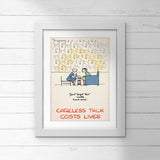 POSTER (Pack of 10): 'Don't Forget That Walls Have Ears!'. ML0026