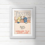 POSTER (Pack of 10): 'Be Careful What You Say And Where You Say It!' ML0032