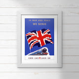 POSTER (Pack of 10): In War And Peace We Serve. ML0084